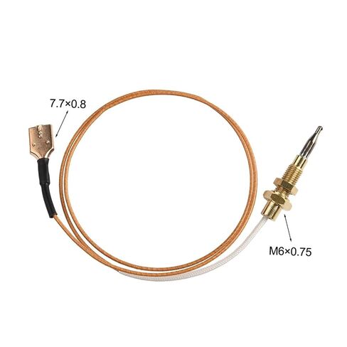 2 قطعة مدفأة الغاز الحرارية 600 مللي متر 1200 مللي متر الحرارية لاستبدال شواء شواء الموقد الموقد سخان M6x0.75 in Kuwait