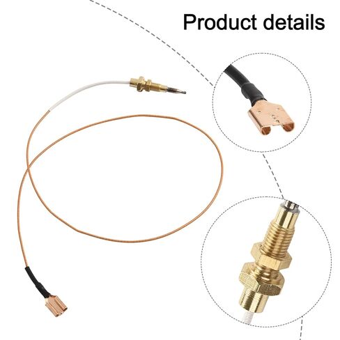 2 قطعة مدفأة الغاز الحرارية 600 مللي متر 1200 مللي متر الحرارية لاستبدال شواء شواء الموقد الموقد سخان M6x0.75 in Kuwait