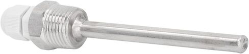 جانوكو الفولاذ المقاوم للصدأ Thermowell مع غطاء بلاستيكي ABS 100 مم لمسبار استشعار درجة الحرارة الشمسية، وارتداء ميزان الحرارة Thermowell لتحقيقات الاستشعار الكبيرة، ومناسبة لمراقبة المياه in Saudi Arabia