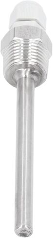 جانوكو الفولاذ المقاوم للصدأ Thermowell مع غطاء بلاستيكي ABS 100 مم لمسبار استشعار درجة الحرارة الشمسية، وارتداء ميزان الحرارة Thermowell لتحقيقات الاستشعار الكبيرة، ومناسبة لمراقبة المياه in Saudi Arabia