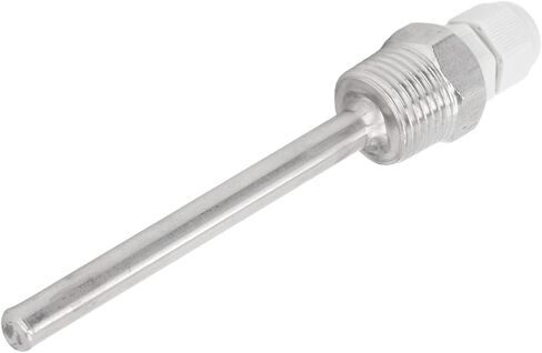 جانوكو الفولاذ المقاوم للصدأ Thermowell مع غطاء بلاستيكي ABS 100 مم لمسبار استشعار درجة الحرارة الشمسية، وارتداء ميزان الحرارة Thermowell لتحقيقات الاستشعار الكبيرة، ومناسبة لمراقبة المياه in Saudi Arabia