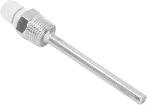 جانوكو الفولاذ المقاوم للصدأ Thermowell مع غطاء بلاستيكي ABS 100 مم لمسبار استشعار درجة الحرارة الشمسية، وارتداء ميزان الحرارة Thermowell لتحقيقات الاستشعار الكبيرة، ومناسبة لمراقبة المياه in Saudi Arabia