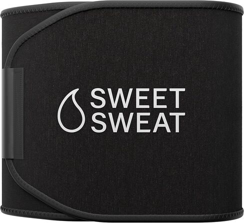 Sports Research Sweet Sweat Waist Trimmer Extra-Coverage (XC) - Premium Fitness Belt w/More Waist Coverage for a Better Sweat - Pink (Small) in Saudi Arabia
