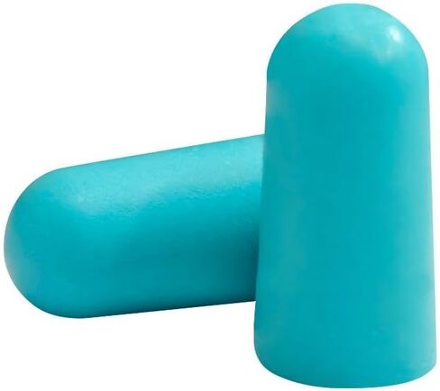 سدادات أذن رغوية للنوم والشخير والضوضاء العالية والحفلات الموسيقية والسفر والبناء وسدادات أذن ناعمة لتقليل الضوضاء محمولة باللون الأرجواني (50 زوجًا) in Kuwait