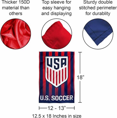 U.S. Soccer 2 Sided Garden Flag in Saudi Arabia