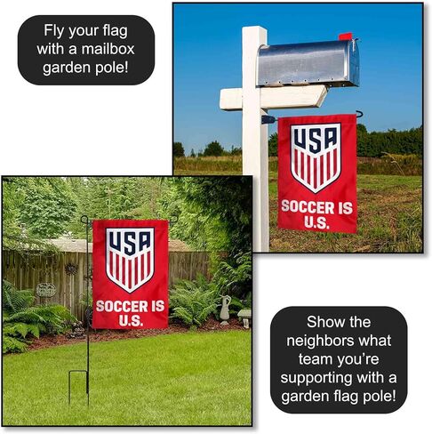 U.S. Soccer 2 Sided Garden Flag in Saudi Arabia