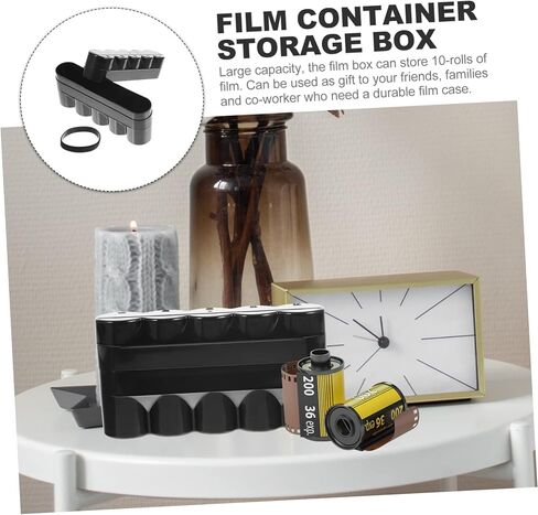 TEHAUX Film Storage Case Large Storage Boxes for Film Developing Camera Reel Canisters Holder Plastic Camera Reel Containers in Saudi Arabia