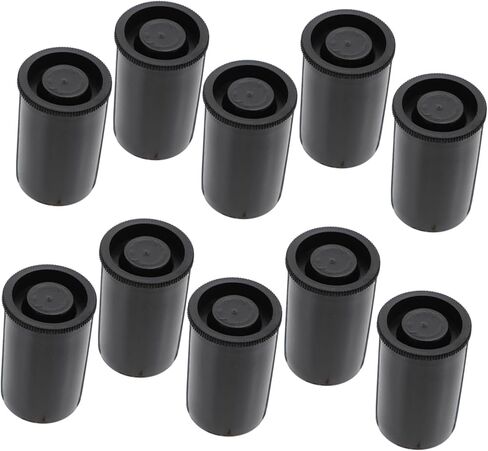 Housoutil 36pcs Film Box Canister Film Container Moving Containers Small Bobby Film Reel Lid Film Holder Black or in Saudi Arabia