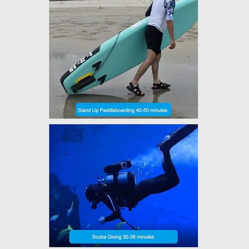 Underwater Scooter, 10KG Thrust Brushless Motor Sea Scooter with 4400mAh Battery, for Scuba Diving Snorkeling Swimming 30m Depth in Saudi Arabia