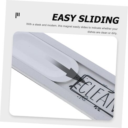 SHOWERORO Clean Dirty Dishwasher Dual-sided Reminder Sign for Kitchen Organization Easy Manual Switching Cleanliness Indicator for Dishwashers Text Design in Saudi Arabia