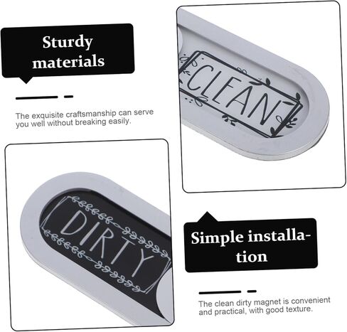 Dishwasher Clean Dirty Magnet Sign Reversible Magnetic Indicator for Kitchen Organization in Saudi Arabia