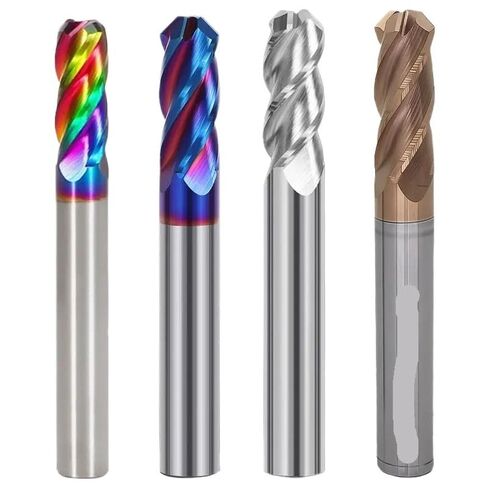 End Mill C Tip Angle 45 Degree Corner Chamfer Milling Cutter Deburring CNC Tool(3F-C2055,3C0.5xD3x6x50) in Kuwait