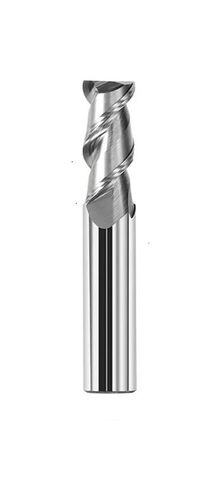 HRC55 2 المزامير النحاس والألومنيوم مادة كربيد قاطعة المطحنة نهاية مطحنة أداة CNC (2.5X8X4DX50L-2F) in Saudi Arabia
