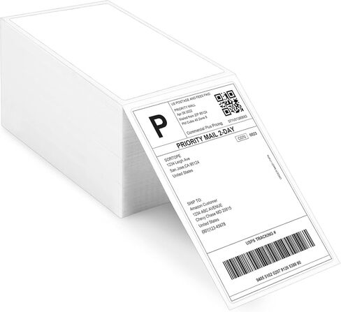4x6 Thermal Labels for Shipping - Shipping Labels, Strong Adhesive Thermal Label, White Printer Paper/Label (3000 Lables-4x6 Thermal Labels) in Kuwait