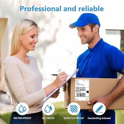 4x6 Thermal Labels for Shipping - Shipping Labels, Strong Adhesive Thermal Label, White Printer Paper/Label (3000 Lables-4x6 Thermal Labels) in Kuwait