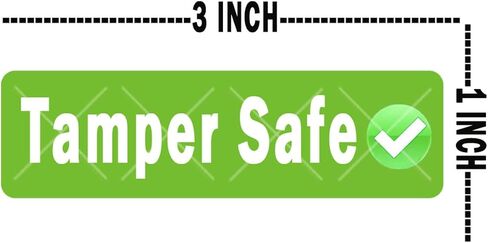 500 Pcs Tamper Evident Labels for Food Delivery,3 X 1 Inches Proof Tape High Security Tamper Evident Seal Tamper Resistant Stickers Tamper Safe Stickers Food Sealed for Food Container,Roll in Saudi Arabia