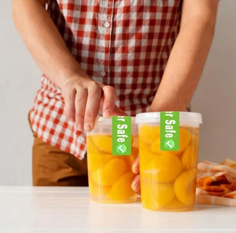 500 Pcs Tamper Evident Labels for Food Delivery,3 X 1 Inches Proof Tape High Security Tamper Evident Seal Tamper Resistant Stickers Tamper Safe Stickers Food Sealed for Food Container,Roll in Saudi Arabia