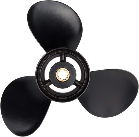 9.9 x 12 Pitch 48-896900A40 10 Spline Tooth Upgrade OEM Aluminum Boat Outboard Moto Propeller for Mercury Engines 25-30HP/ Tohatsu Nissan 3R0B64525-1 9 7/8x12 3" Gearcase,Rh in Saudi Arabia