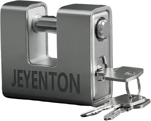 (2.91in) JEYENTON 74mm Heavy Duty Padlock, Anti-Cut High Security Outdoor Gate Lock, Hardened Steel Keyed Padlock for Containers, Warehouse, Fence and Garage in Saudi Arabia