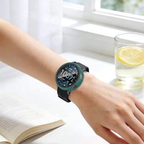 حافظة مكونة من 6 قطع متوافقة مع Amazfit Active Max مع واقي شاشة من الزجاج المقوى، غطاء واقٍ صلب مقاوم للصدمات من البولي كربونات متوافق مع Amazfit Active Max in Kuwait