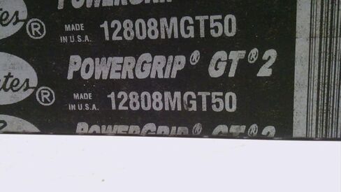 Gates 1280-8MGT-50 GT 2 PowerGrip Belt, 8mm Pitch, 50mm Width, 160 Teeth, 50.39" Pitch Length in Saudi Arabia