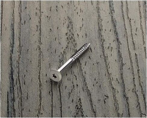 Headcote Stainless Steel Fascia Screws 9 x 1-7/8" T-20 Star Drive Gray 100 Pieces in Saudi Arabia