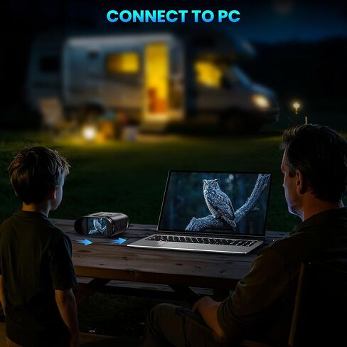 نظارات الرؤية الليلية - مناظير للرؤية الليلية 4K 5W مع تكبير رقمي 8X، رؤية واضحة في الظلام، حفظ الصور ومقاطع الفيديو باستخدام بطاقة TF سعة 32 جيجابايت in Kuwait