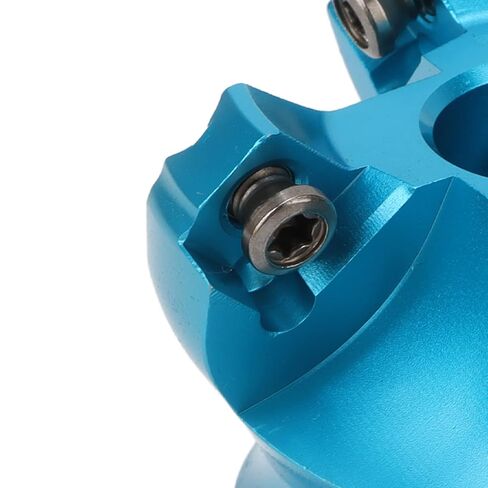 Lathe Face Milling Cutter, Cutter Head, SEKT1204 Face Milling Cutter 4 Flutes Aluminum Alloy, Accurate Machining, Rough Machining, Plane Machining for Metal Processing in Saudi Arabia