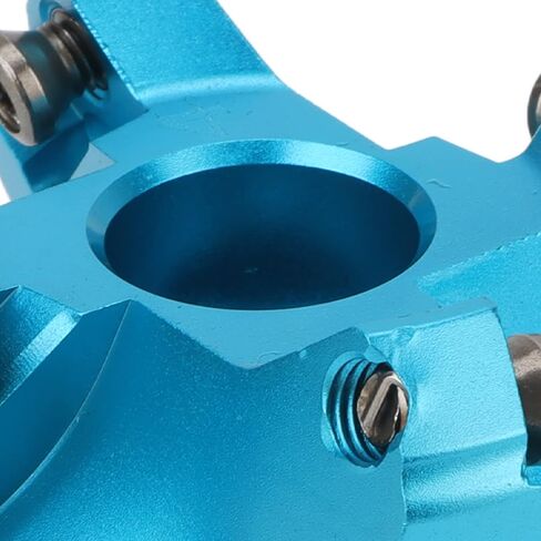 Lathe Face Milling Cutter, Cutter Head, SEKT1204 Face Milling Cutter 4 Flutes Aluminum Alloy, Accurate Machining, Rough Machining, Plane Machining for Metal Processing in Saudi Arabia