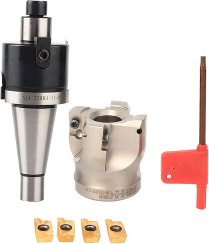 NT30 FMB22 CNC Collet Chuck Holder Face Mill Cutter with Face Milling Cutter (NT30-FMB22+50 Knife Disc+APMT1604APMT Knife) in Saudi Arabia