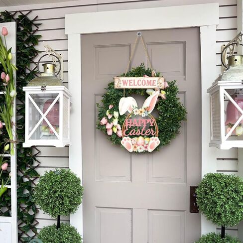 أكاليل الهالوين للباب الأمامي، علامة ترحيب لديكور الحائط السعيد في الهالوين، شبح خشبي، قطة سوداء، يقطين، معلق على الحائط، ديكور داخلي للعطلات (هالوين 01) in Kuwait