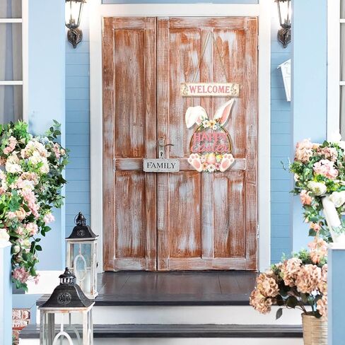 أكاليل الهالوين للباب الأمامي، علامة ترحيب لديكور الحائط السعيد في الهالوين، شبح خشبي، قطة سوداء، يقطين، معلق على الحائط، ديكور داخلي للعطلات (هالوين 01) in Kuwait