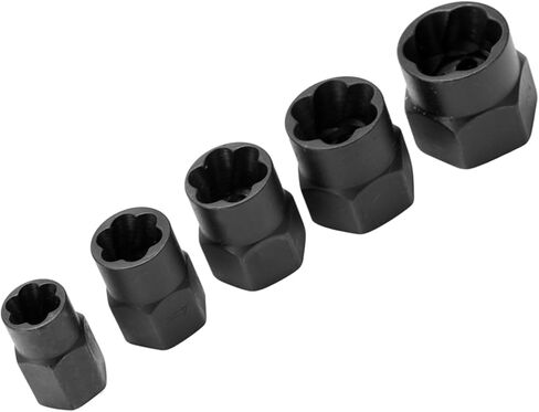 Dioche 10pcs Damaged Screw/Fastener Nut Screw Remover Tool Kit - Durable Alloy Extractors for Easy/Fastener Removal - Fits Sockets - Ideal for DIY and Professional Use (high cased) in Saudi Arabia