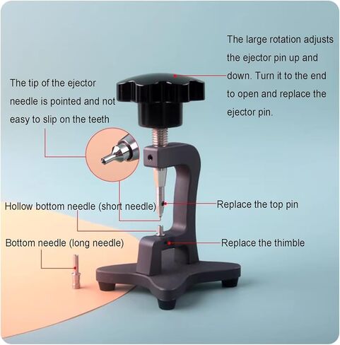 Optical Eyeglass Screw Extractor, Broken Screw Removal Tool, with Thimble Holder, 2 Pin (Length and Short), Glasses Adjustment Repair Processing Tool in Kuwait