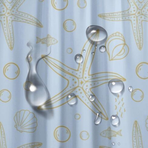 Elegant Style Farmhouse Shower Curtain with Hooks, Summer Waterproof Shower Curtain Elegant, Washable Fabric Holiday Nature Curtains for Bath Unique Bathroom Decor 48×72 in in Kuwait