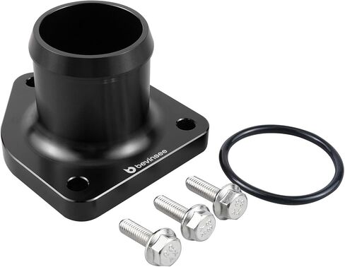 Bevinsee 7.3L Powerstroke ترموستات ترموستات مجموعة متوافقة مع Ford F-250 F350 Super Duty 1999-2003 مع مسامير وملحقات ختم تسرب الختم الأسود الأسود in Saudi Arabia