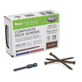 Trex Color Match Deck Screws 2-1/2" 75ct (Saddle/Ocracoke/Hatteras) in Saudi Arabia