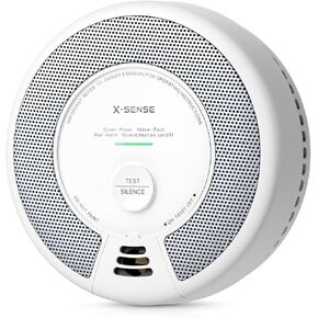 X-Sense Smoke Detector Carbon Monoxide Alarm Combo 10-Year Battery, UL 217 & UL 2034 Certified, Model SC06, 1-Pack in Kuwait