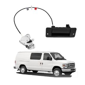 Lower Door Latch with Handle Assembly Compatible with 1999-2009 Ford E150 E250 E350 Econoline Van Super Duty, Passenger Side Hinged Door Left 40% Lower Door Handle Replaces 6C2Z-15264A01-AA in Kuwait