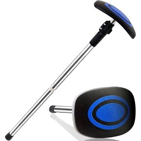 عمود دعم حقيبة سفر الجولف، 33 بوصة - 60 بوصة، قضيب دعم حقيبة سفر الجولف تلسكوبي قابل للتعديل، واقي نادي الذراع الصلب من الفولاذ المقاوم للصدأ (غطاء أزرق) in Kuwait