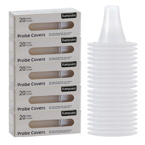 100X Ear Thermometer Probe Covers, Disposable Lens Filters for Braun Thermoscan Themometer, BPA-Free, Refill Covers for Accurate Digital Temperature Readings in Saudi Arabia