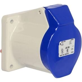 CEE flat concealed waterproof socket 32A3 core in Kuwait