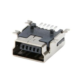 Fengpeng 10/50 قطعة USB SMT SMD DIP 5 دبوس أنثى نوع B مقبس موصل التوصيل مستقيم جاك الذيل المكونات في (النوع-1، 10 قطع) in Kuwait