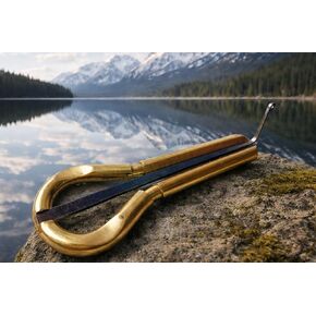 Jaw Harp - مانيتو، نحاسي، صوت متوسط ​​النغمة. المبتدئين - الصف المتوسط، 81 ملم (3.2 بوصة) in Kuwait