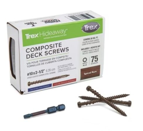 Trex Color Match Deck Screws 2-1/2" 75ct (Saddle/Ocracoke/Hatteras) in Saudi Arabia