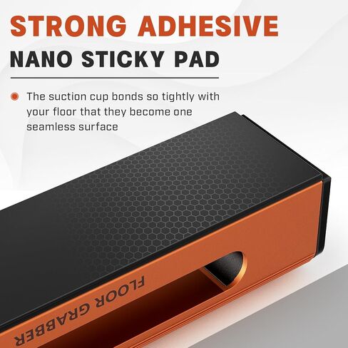 Floor Gap Fixer Tool for Laminate Floor Gap Repair, with Suction Cup, Rubber Mallet Hammer, Pull Rod, Replaceable Sticky Pad and Replaceable End Cap in Kuwait