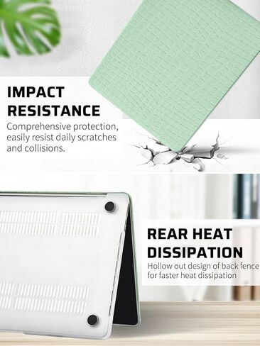 Seorsok Compatible withMacBook Air 13.6 inch Case 2022 Release A2681 M2 Chip with Liquid Retina Display & Touch ID,Gold Heart Plastic Hard Shell Case with Keyboard Cover,Pink Heart in Kuwait