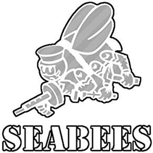EW تصاميم CB Seabees ملصق يموت قطع ملصق مائي الولايات المتحدة قوات البناء البحرية ncf ملصقات للسيارة متعددة الأشكال ملصق فينيل سيارة شاحنة ملصق مائي 5" in Kuwait