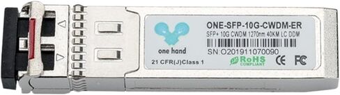 10G وحدة تقسيم الطول الموجي الخشن SFP + CWDM 1590nm 40KM الوحدة الضوئية in Kuwait