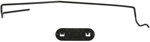 قضيب حامل مزلاج غطاء المحرك ومقبض أمان لـ 02-08 Ram 1500 02-10 Ram 2500 3500 لاستبدال OEM الأصلي in Kuwait